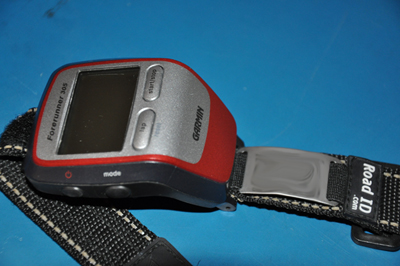 Garmin Forerunner on Garmin Forerunner 305 With Road Id Strap